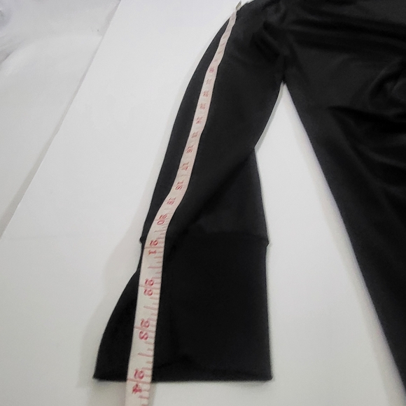 Bali Black Draped Open Front Top Medium Long Sleeve Layering Blouse - Picture 9 of 10